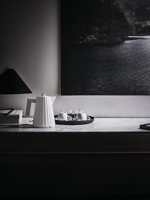 Alessi Plissé Electric Kettle 1 L, White 5 Alessi Plissé Electric Kettle 1 L, White - Image 5