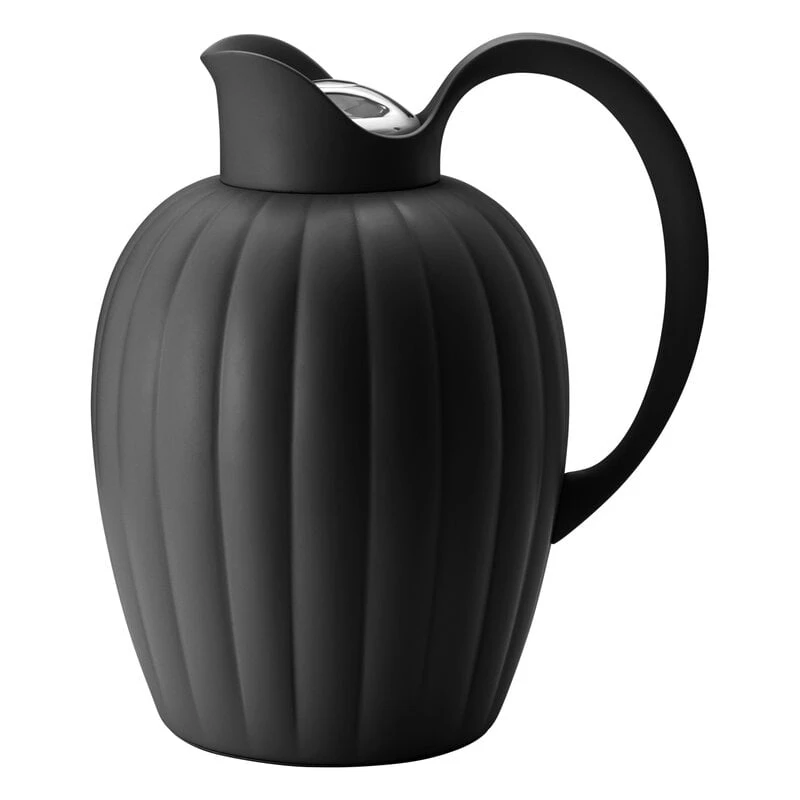 Georg Jensen Bernadotte Thermo Jug, 1 L, Midnight Black 1 Georg Jensen Bernadotte Thermo Jug, 1 L, Midnight Black