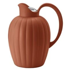 Georg Jensen Bernadotte Thermo Jug, 1 L, Terracotta