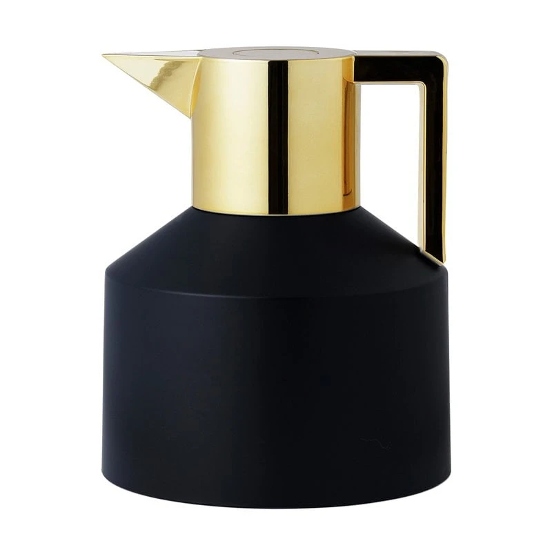 Normann Copenhagen Geo Vacuum Jug, Black - Gold 1 Normann Copenhagen Geo Vacuum Jug, Black - Gold