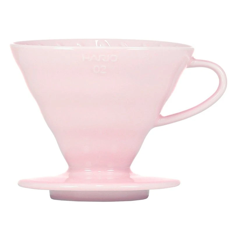 Hario Hario V60 Coffee Dripper Size 02, Pink Porcelain 1 Hario Hario V60 Coffee Dripper Size 02, Pink Porcelain