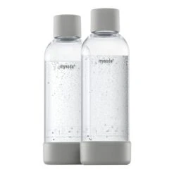 Mysoda Water Bottle 1 L, 2 Pcs, Grey