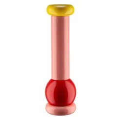 Alessi Sottsass Grinder, Large, Red - Pink - Yellow