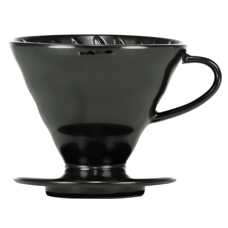 Hario Hario V60 Coffee Dripper Size 02, Matt Black Porcelain 1 Hario Hario V60 Coffee Dripper Size 02, Matt Black Porcelain