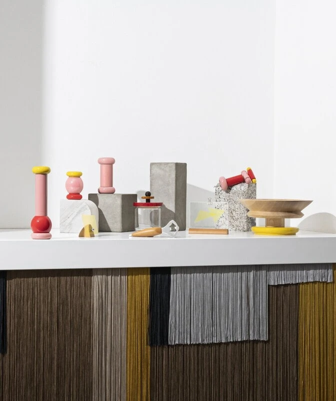 Alessi Sottsass Grinder, Small, Pink - Yellow - Red 6 Alessi Sottsass Grinder, Small, Pink - Yellow - Red - Image 6