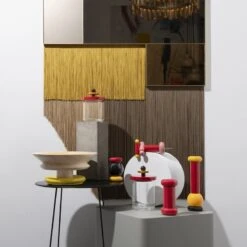 Alessi Sottsass Grinder, Small, Black - Yellow - Red -Kitchen Utensils Shop 18 Alessi groupage Twergi e Sottsass 2000x2000