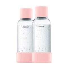Mysoda Water Bottle 0,5 L, 2 Pcs, Pink