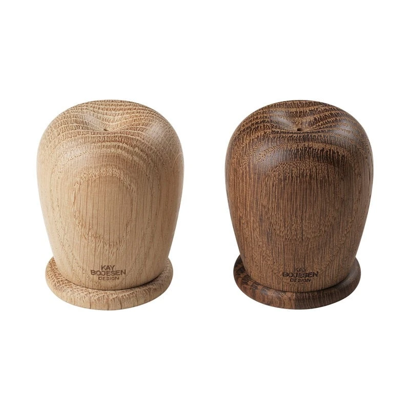Kay Bojesen Menageri Salt And Pepper Set, Oak - Smoked Oak 1 Kay Bojesen Menageri Salt And Pepper Set, Oak - Smoked Oak
