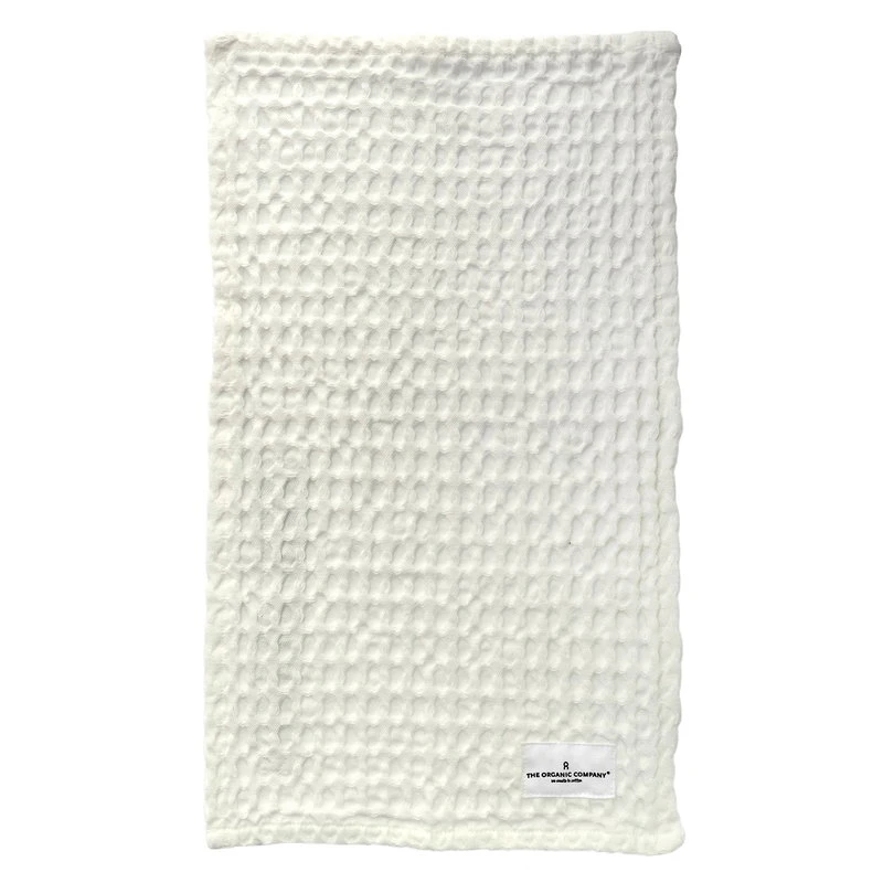 The Organic Company Big Waffle Kitchen And Wash Cloth, Natural White 1 The Organic Company Big Waffle Kitchen And Wash Cloth, Natural White