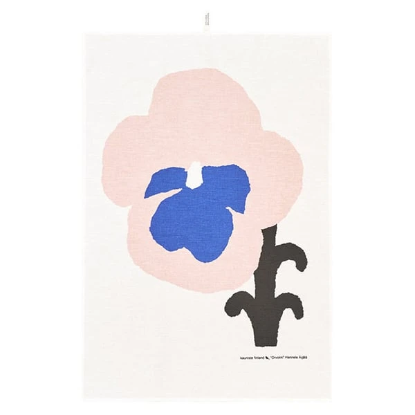 Kauniste Orvokki Tea Towel, Blue 1 Kauniste Orvokki Tea Towel, Blue