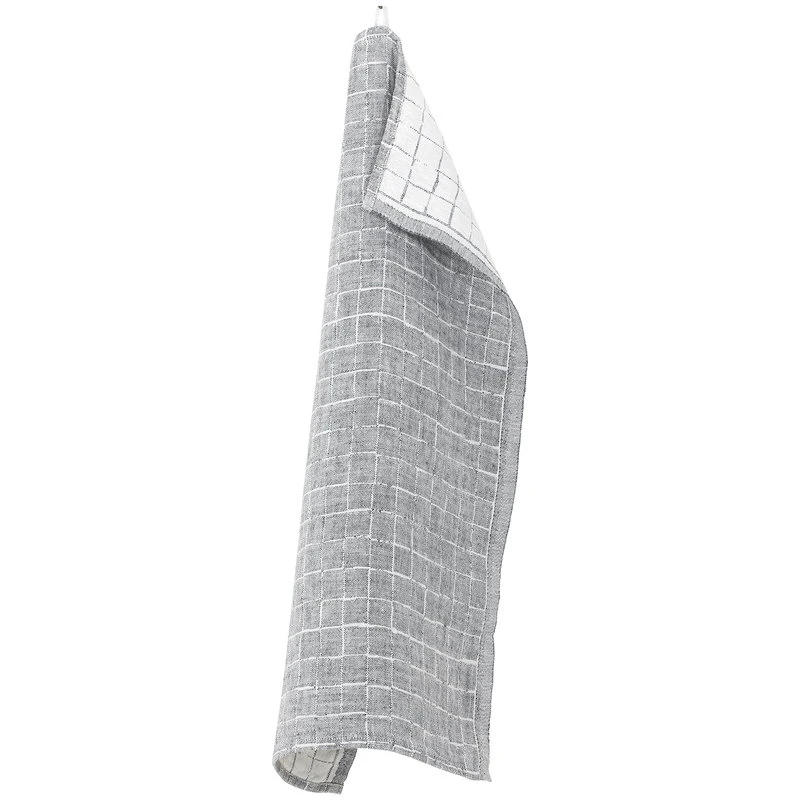 Lapuan Kankurit Lastu Tea Towel, White - Grey 1 Lapuan Kankurit Lastu Tea Towel, White - Grey