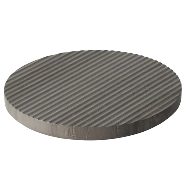 Muuto Groove Marble Trivet, Large, Grey 1 Muuto Groove Marble Trivet, Large, Grey