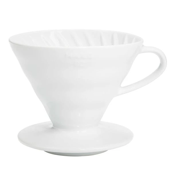 Hario Hario V60 Coffee Dripper Size 02, White Porcelain 1 Hario Hario V60 Coffee Dripper Size 02, White Porcelain