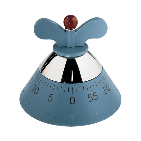 Alessi Kitchen Timer, Blue 1 Alessi Kitchen Timer, Blue