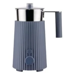 Alessi Plissé Milk Frother, Grey