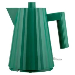 Alessi Plissé Electric Kettle, 1 L, Green