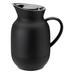 Stelton Amphora Vacuum Jug For Coffee, 1 L, Soft Black