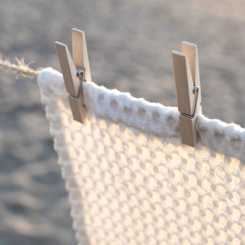 The Organic Company Big Waffle Kitchen And Wash Cloth, Natural White 3 The Organic Company Big Waffle Kitchen And Wash Cloth, Natural White - Image 3