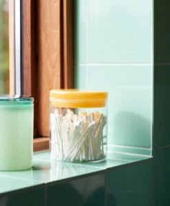 HAY Glass Jar, S, Jade Green -Kitchen Utensils Shop Borosilicate Jar M clear Borosilicate Jar S jade green