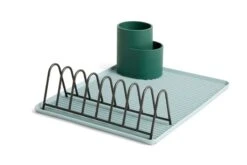 HAY Dish Drainer Tray, Light Blue -Kitchen Utensils Shop Dish Drainer Tray Light Blue w Rack Anthracite Cup WB