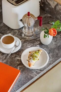 Alessi Plissé Toaster, White -Kitchen Utensils Shop FDS ruoka Alessi8