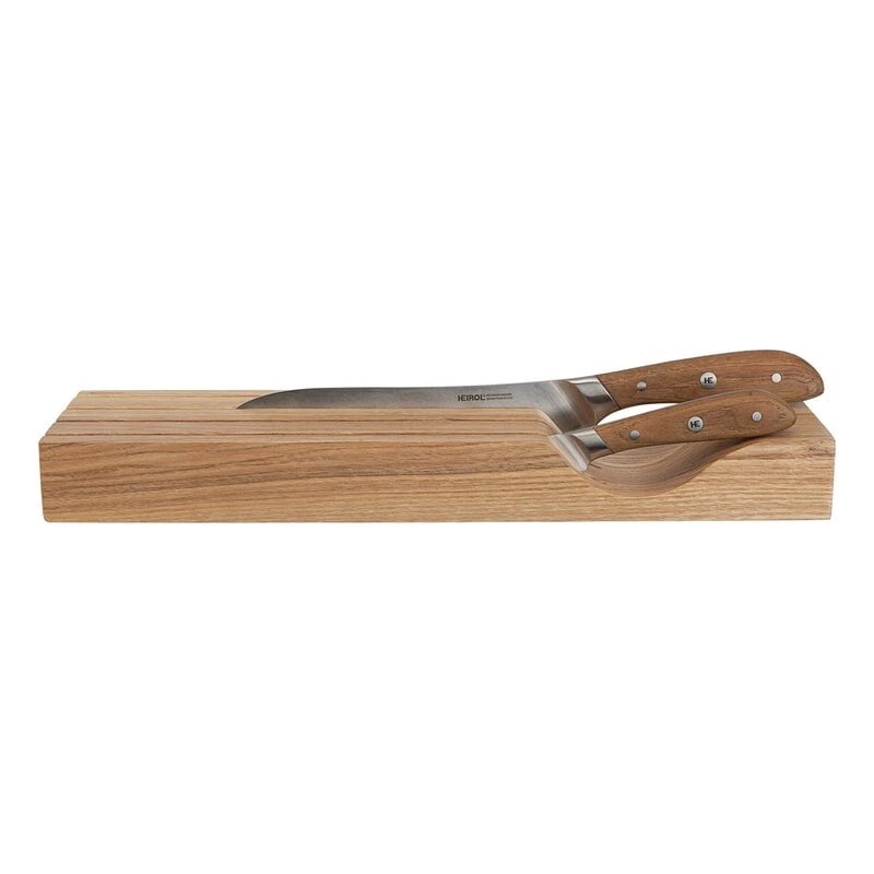 Heirol Woody In-drawer Knife Block, Ash 1 Heirol Woody In-drawer Knife Block, Ash