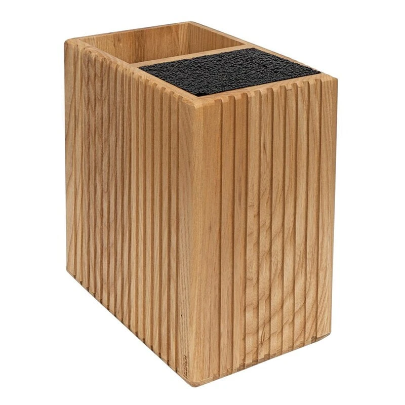 Heirol Woody Knife Block/utensil Holder, Ash 2 Heirol Woody Knife Block/utensil Holder, Ash - Image 2
