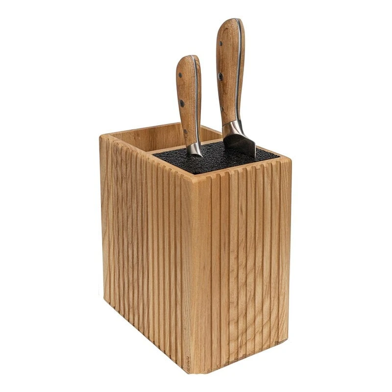 Heirol Woody Knife Block/utensil Holder, Ash 1 Heirol Woody Knife Block/utensil Holder, Ash