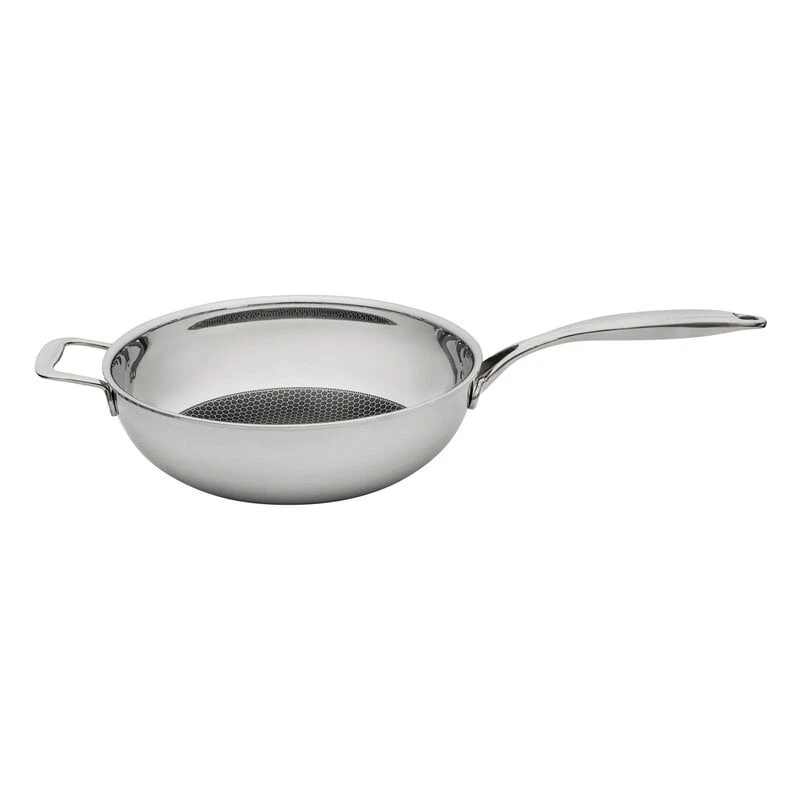 Heirol Steelsafe Pro Wok/frying Pan 2 Heirol Steelsafe Pro Wok/frying Pan - Image 2