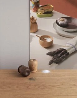 Kay Bojesen Menageri Salt And Pepper Set, Oak - Smoked Oak 11 Kay Bojesen Menageri Salt And Pepper Set, Oak - Smoked Oak -Kitchen Utensils Shop KB 39123 39107 03