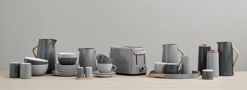 Stelton Emma Vacuum Jug For Tea, Grey 3 Stelton Emma Vacuum Jug For Tea, Grey - Image 3