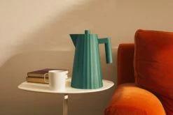 Alessi Plissé Electric Kettle 1,7 L, Green -Kitchen Utensils Shop MDL06 GR amb H