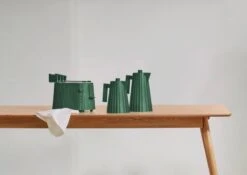 Alessi Plissé Electric Kettle 1,7 L, Green -Kitchen Utensils Shop MDL 06 061 08 08RACK AMB GROUPAGE GR H