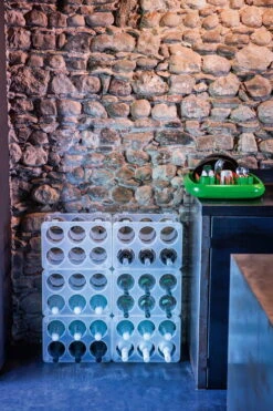 Magis Bottle Bottle Rack, Clear 9 Magis Bottle Bottle Rack, Clear -Kitchen Utensils Shop Magis bottle ambient multi AC80 transparent clear 01role