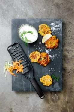 Microplane Black Sheep Series Extra Coarse Grater -Kitchen Utensils Shop Microplane Black Sheep 43008 Extra Coarse Fritters 2