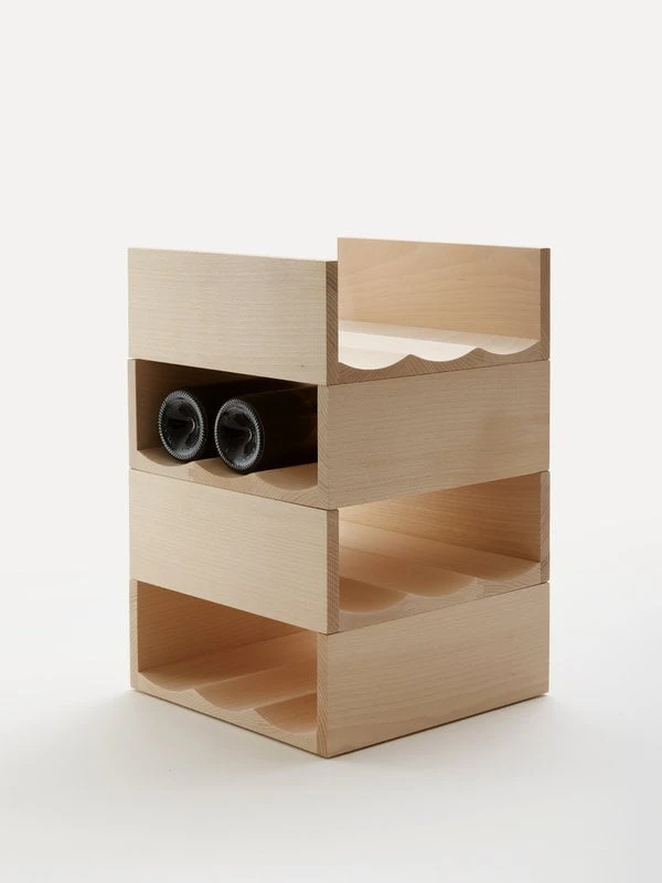 Mattiazzi Bibita Bottle Rack, Beech 6 Mattiazzi Bibita Bottle Rack, Beech - Image 6