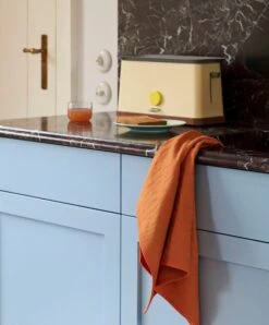 HAY S&B Tea Towels, 2 Pcs, No. 2 Marker Diamond -Kitchen Utensils Shop Sowden Toaster EU yellow Tea Towel SB Set of 2 No 2 marker diamond 1