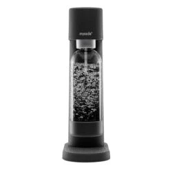 Mysoda Woody Sparkling Water Maker, Black