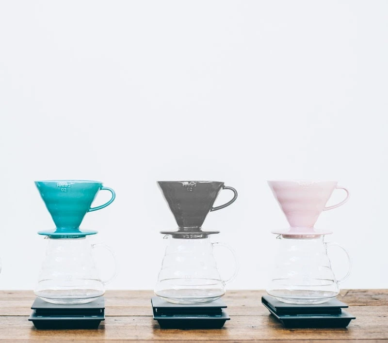 Hario Hario V60 Coffee Dripper Size 02, Pink Porcelain 3 Hario Hario V60 Coffee Dripper Size 02, Pink Porcelain - Image 3