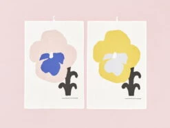 Kauniste Orvokki Tea Towel, Yellow 7 Kauniste Orvokki Tea Towel, Yellow -Kitchen Utensils Shop kauniste pressphoto 2017ss print011