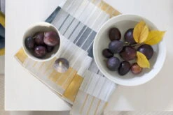 Lapuan Kankurit Sointu Tea Towel, Linen - Cloudberry - Dark Grey -Kitchen Utensils Shop lapuankankurit sointu towel 2 0