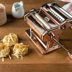 Marcato Atlas 150 Pasta Maker, Copper -Kitchen Utensils Shop maracato atlas 150 copper lifestyle borough kitchen 1296x