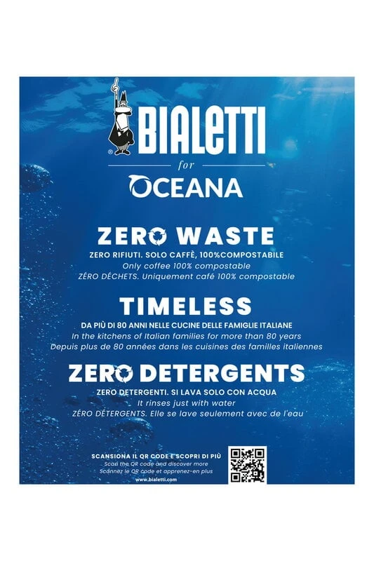 Bialetti Moka Express Oceana Espresso Maker, 18 Cups 2 Bialetti Moka Express Oceana Espresso Maker, 18 Cups - Image 2