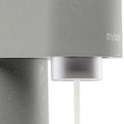 Mysoda Woody Sparkling Water Maker, Grey -Kitchen Utensils Shop mysoda woody gray texture closeup 1800x1800