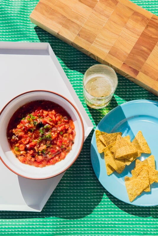 Ferm LIVING Chess Cutting Board, Rectangle, Small 3 Ferm LIVING Chess Cutting Board, Rectangle, Small - Image 3