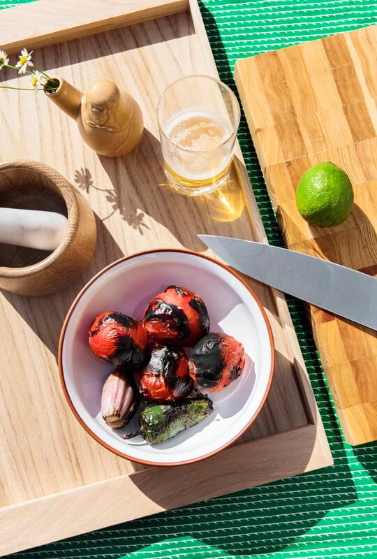 Ferm LIVING Chess Cutting Board, Rectangle, Small 2 Ferm LIVING Chess Cutting Board, Rectangle, Small - Image 2