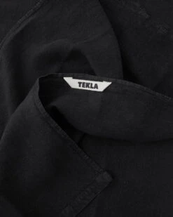 Tekla Linen Glass Towel, Black -Kitchen Utensils Shop teatowel 0005 GT black 114