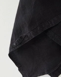 Tekla Linen Glass Towel, Black -Kitchen Utensils Shop teatowel 0005 GT black 115