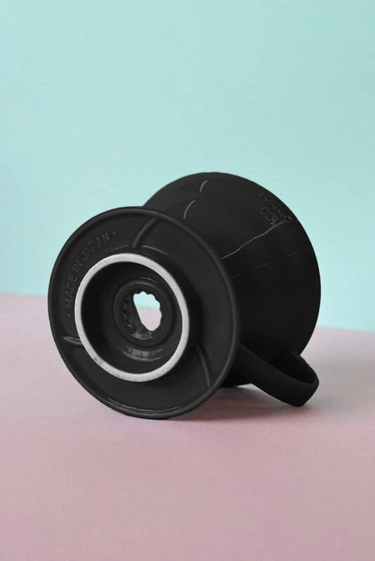 Hario Hario V60 Coffee Dripper Size 02, Matt Black Porcelain 2 Hario Hario V60 Coffee Dripper Size 02, Matt Black Porcelain - Image 2